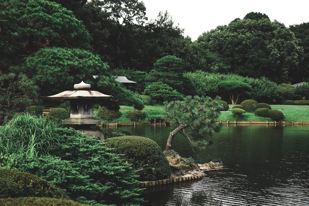 japanese garden in tokyo