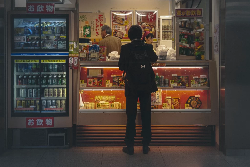 the bento box at train station