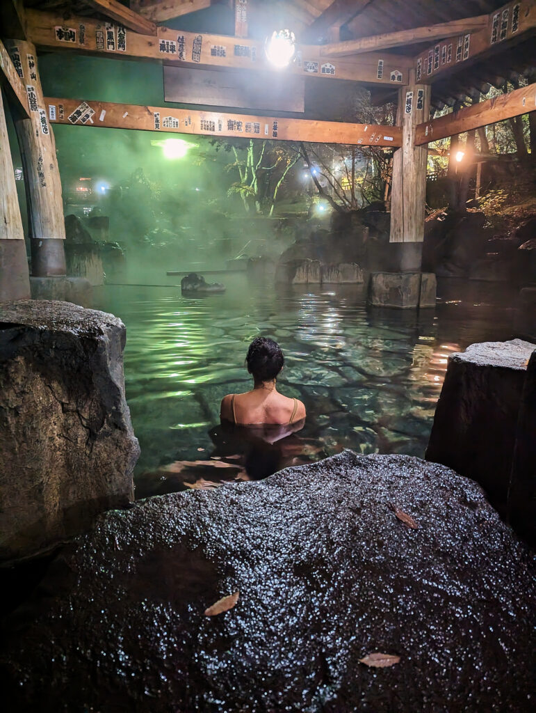 takaragawa onsen pool in Japan