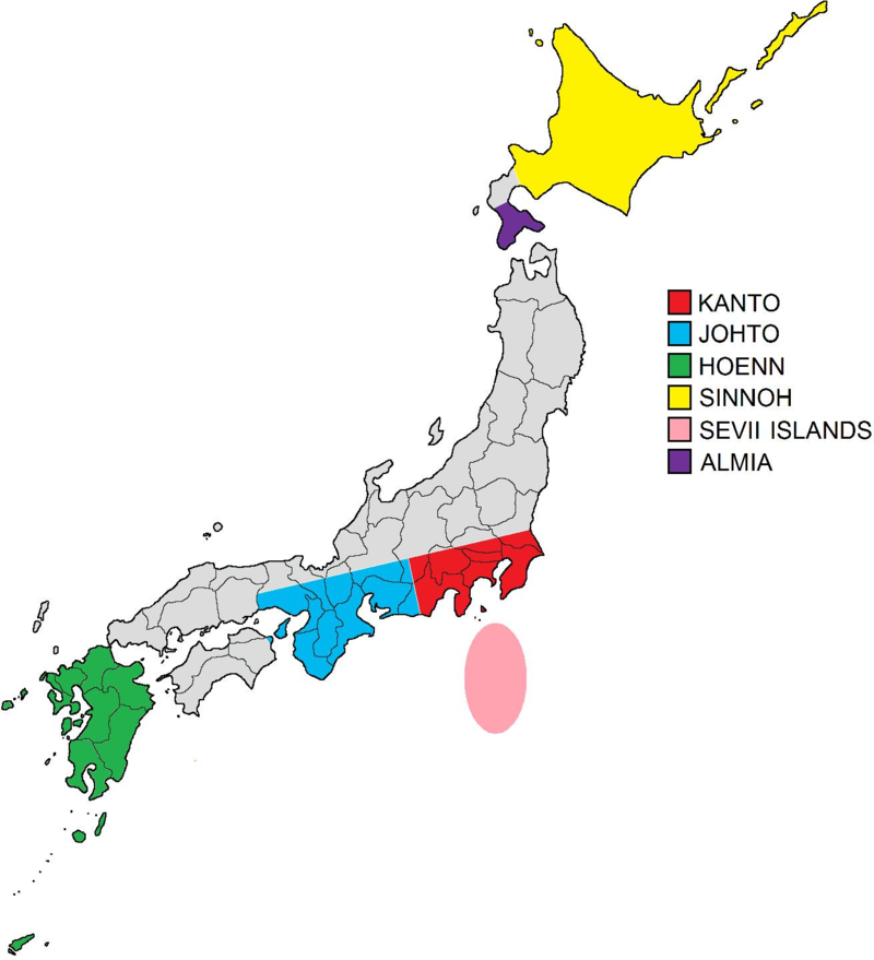 real life location in japan that inspired pokemon