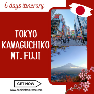 Japan 6 days itinerary: Tokyo + Kawaguchiko